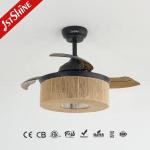 36 inch Small Size Ceiling Fan with Remote and Air Conditioning LED Lighting