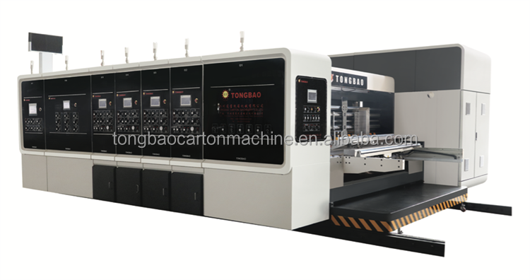 40000 KG High Definition Flexo Printing Slotting Rotary Die Cutting Machine for Corrugated Carton Box