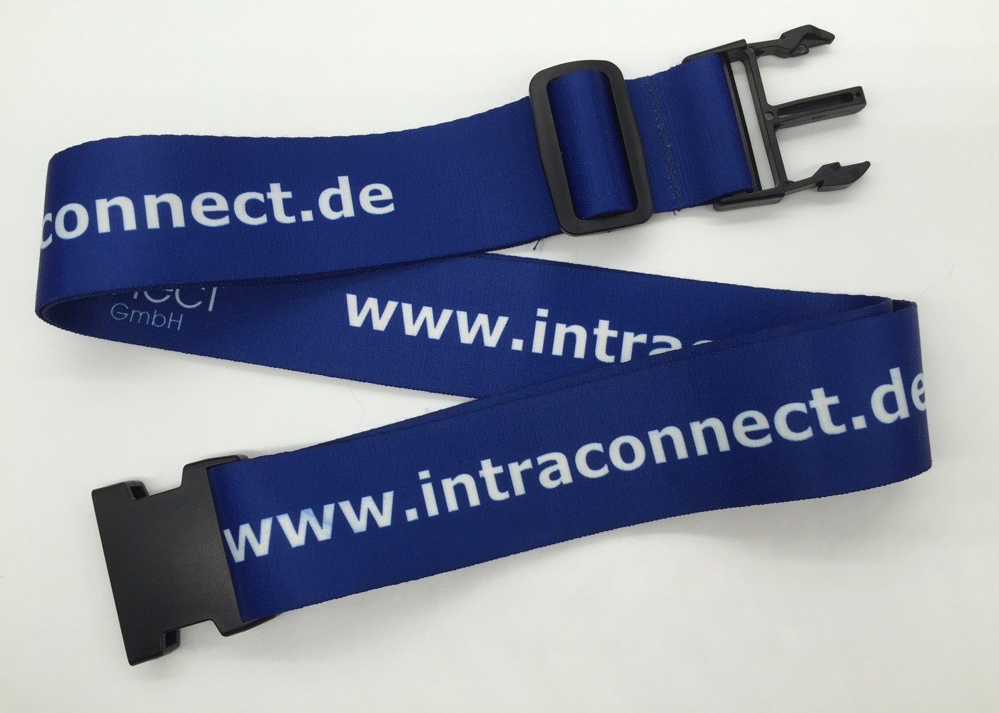 customized Adjustable plastic buckle suitcase luggage strap for promotions