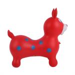 Middle size dot print PVC inflatable toys kids plastic jumping rabbit