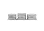 SGS Silver Thread 28mm Plastic Aluminum Screw Cap Pilfer Proof