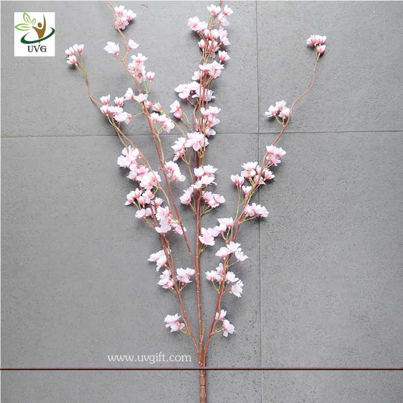 UVG CHR147 Unique wedding favors branch centerpieces in pink artificial cherry flowers for tables