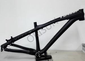 Quality Black 26er Aluminum Dirt Jump Bike Frame Customized Painting Design wholesale
