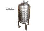 1000L Pillow Plate Jacket Tank , Wine Jacketed Storage Tank