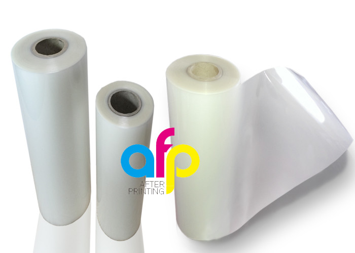 Double Side Corona Treated Thermal Laminate Roll , Spot UV Varnish Thermal Film