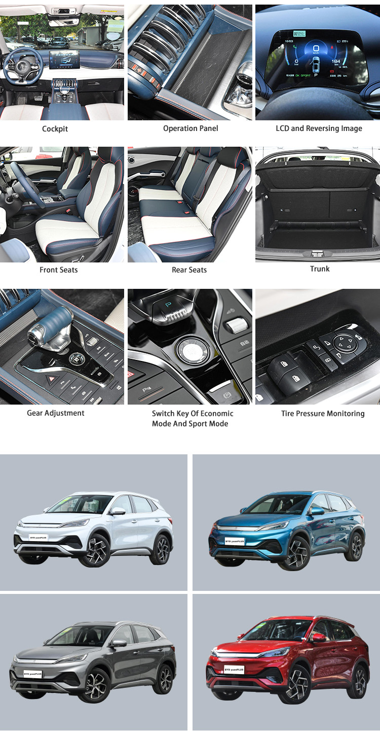 EV Modern Electric 5 Door Cars SUV New Energy BYD Yuan Plus Flagship