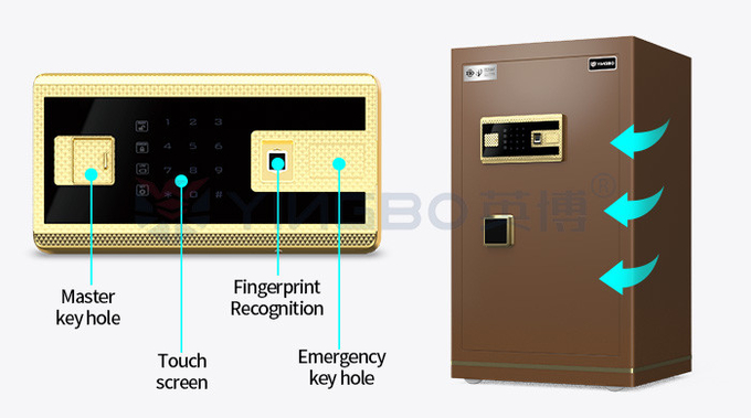 Dual Alarm Smart Safe Box For Office Security H800mm YB/N7-80