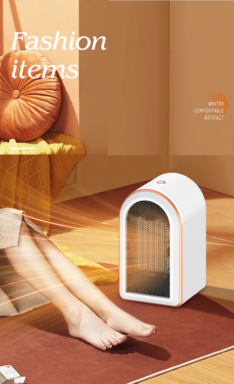 Silk Screen Printing Portable 1200W Electric Fan Heater for Home Space in Winter