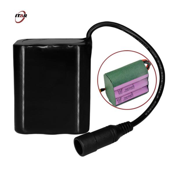 Cheap 7800mAh 7.4V Rechargeable Battery Packs 18650  Waterproof Rubber Case for sale
