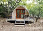 Waterproof Military Camouflage Luxury Glamping Tents Round Four Season