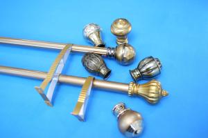 Quality Modern Galvanized Curtain Rods Adjustable 7.2 Metre 0.35mm wholesale