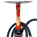 Silicone Single Hose Hookah KTV Aluminum Alloy Metal Glass Shisha Hookah
