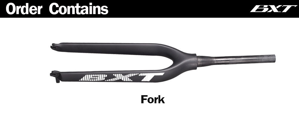 29er QR Axle Carbon Mountain Bike Fork Carbon Fiber T800 Disc Brake