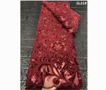 Hot selling French Lace Fabric High Quality Embroidery Velvet Tulle Lace Fabric