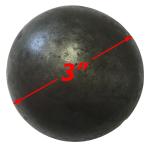3 Inch Stainless Steel Hollow Ball , Carbon Stainless Steel Sphere Hollow DIY