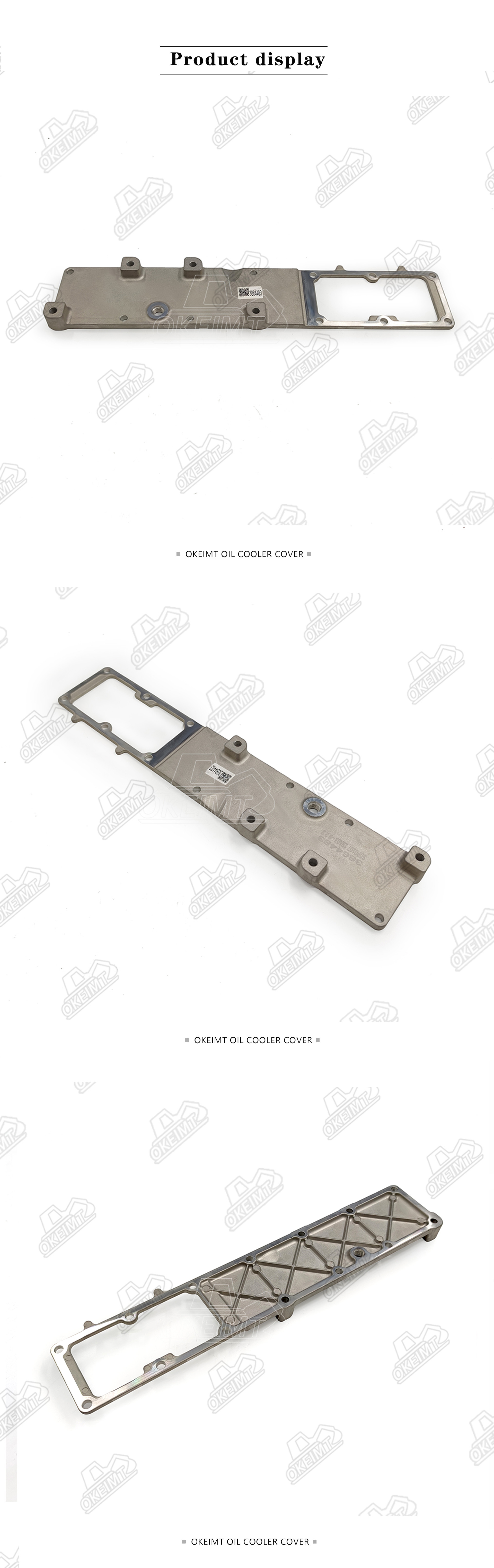 Genuine QSB6.7 6D107 Engine Intake Manifold Cover 3864483 3973157 Gasket 3947530