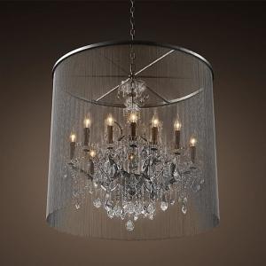 Quality Vintage Crystal Chandelier Lighting Rustic Candle Maria Theresa Chandelier（WH-CI-119) wholesale