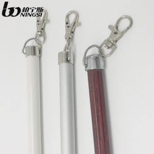Quality Transparent 15mm Dia 100cm Length Drapery Pulls Drapery Wands Adjustable wholesale