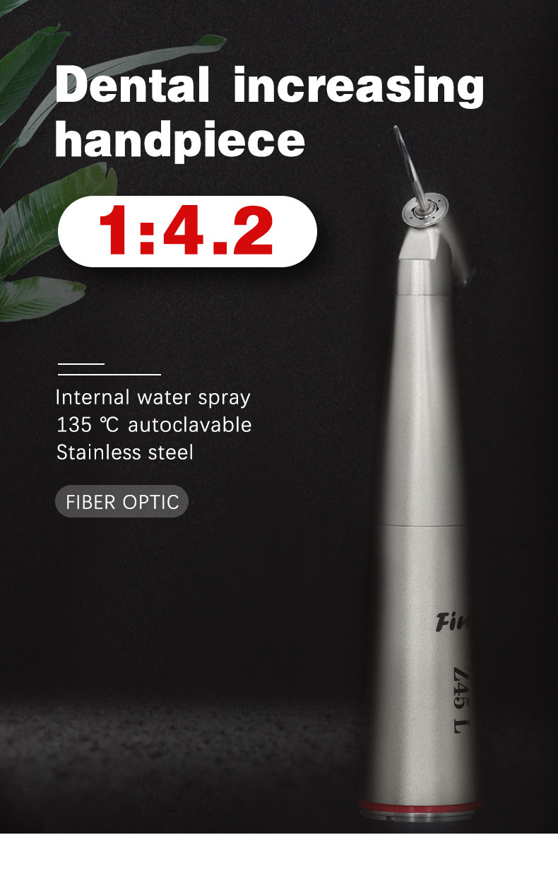 Red Ring Surgical Dental Handpiece Unit Practical Fiber Optic