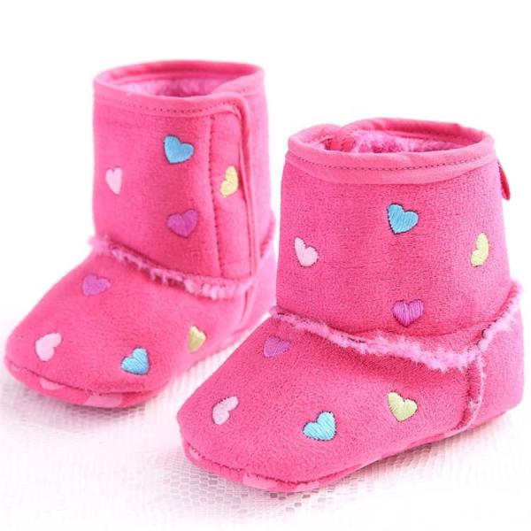 Norht Europe Winter snow warm cotton walking shoes star Newborn toddler baby