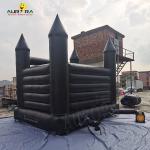 PVC Black Inflatable Bounce House Waterproof Playground Bounce House