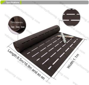 Quality 2mm Silent Walk EVA Hardwood Flooring Underlay With Hole wholesale