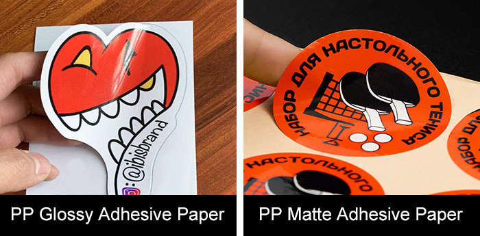 80gsm PP Sticker Paper , Glossy Photo Sticker Paper Printable A5 14.8*21CM