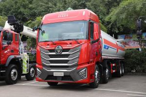 Quality Auman HFV5320 GTL Half-row Seat Diesel 12-speed 360HP 8X4 Fuel Tank 30m³ Foton Oil Tanker Truck wholesale