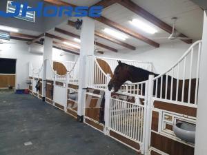 Quality High Resistant Q195 Horse Stable Fronts European Horse Stall With Steel Tubes wholesale