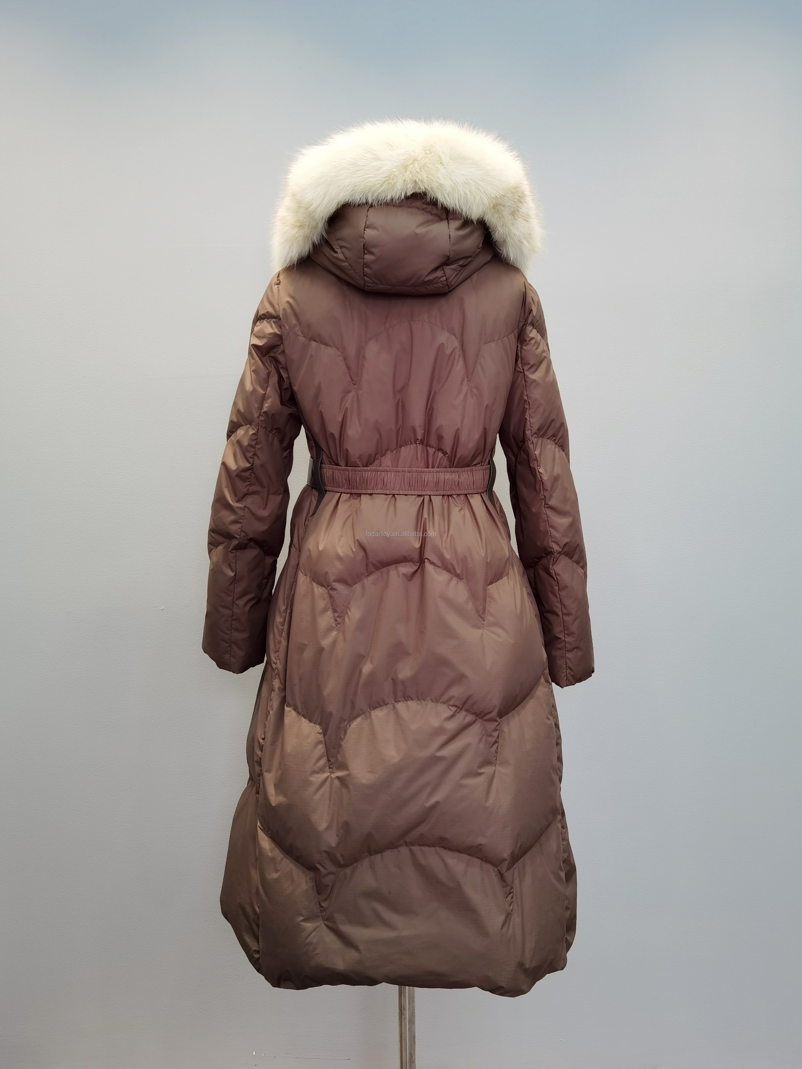 FODARLLOY Ladies Warm Hooded Cotton-padded Clothes Slim Long Down Winter Jackets Women Coats Woman Coat C77