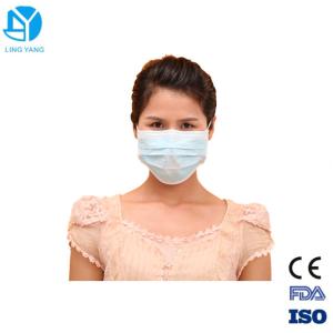 Quality Hospital Disposable Face Mask To Prevent Flu 3 Ply Water Resistance wholesale