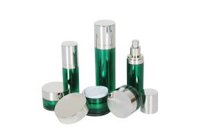 Quality Customized Cosmetic Empty Lotion Cylinder Bottle Cream Jars Skin Care Packaging wholesale