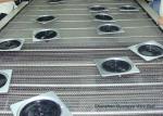 Spiral Stainless Steel Wire Mesh Conveyor Belt For Drying / Cleaning Strong