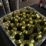 DN100 BS10 Flange Yellow Color Anti-rust Oil Painting Surface