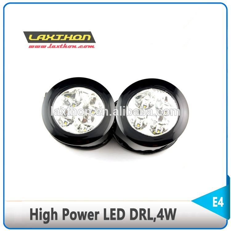 406HP Round Shape LED Daytime Running Light 4W For Car Long Working Life