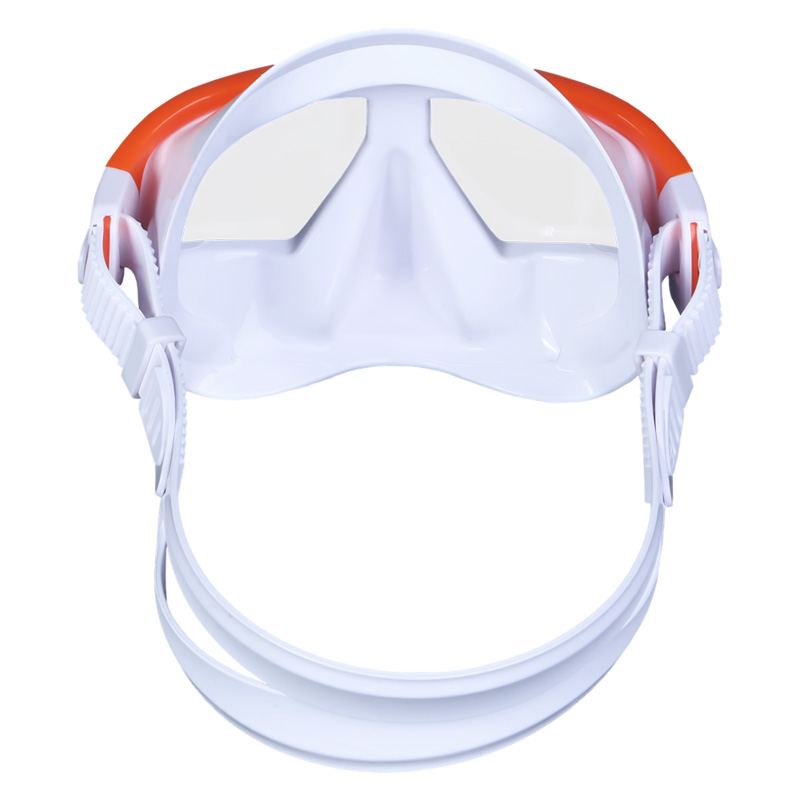 Resin Lens Silicone Scuba Diving Defogging Snorkel Mask Lightweight For Adults