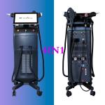 Three Wavelengths 808nm Diode Laser Permanent Hair Removal Machine Stationary