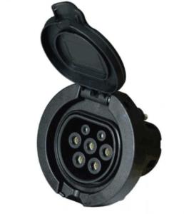 Quality 0.5m Ohm 3 Phase Type 2 Female Plug IEC 62196-2 For EV Charger Station wholesale