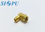 SMA Male To SMA Female Angled RF Coax Adapter Right Angle Type