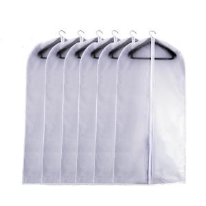 Quality Closure Dresses White Nonwoven 120x52cm CMYK PEVA Bag Suit wholesale