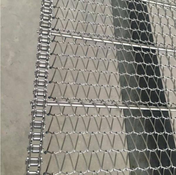 Heat Resistant Stainless Steel Wire Mesh , Metal Wire Food Industry Conveyor