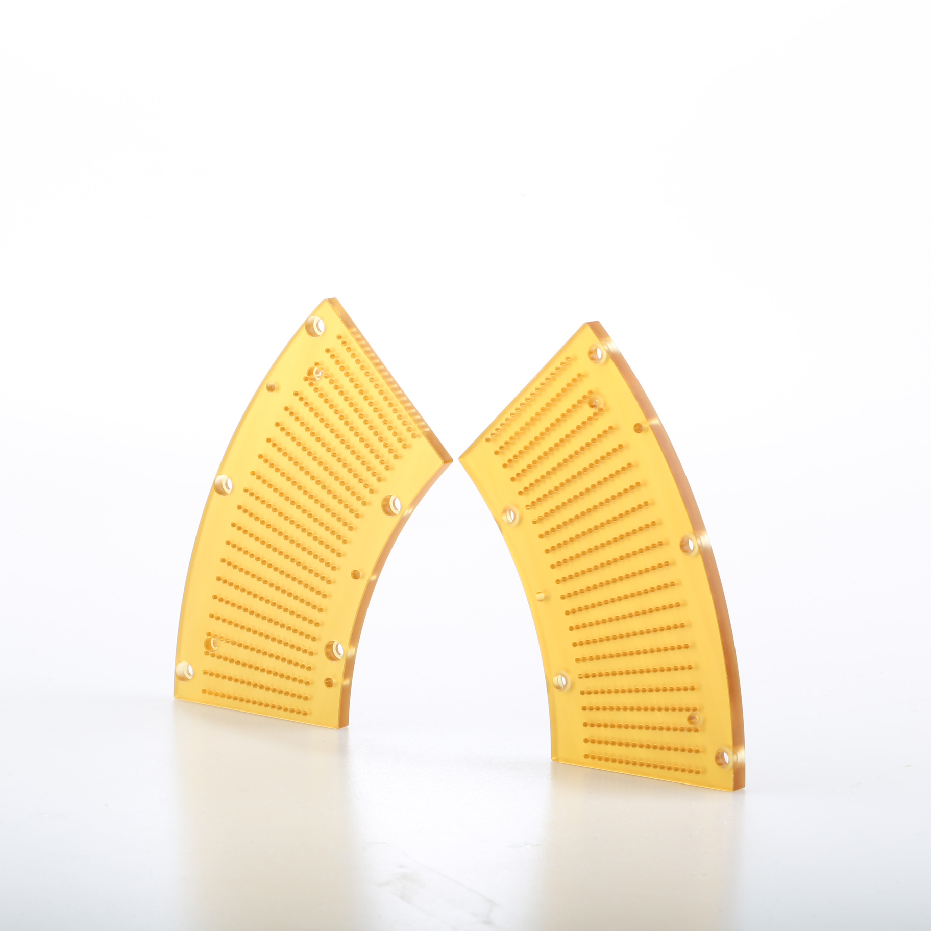 PAI PA6 / PA66 Nylon Machined Plastic Components 5 Axis Machining Service