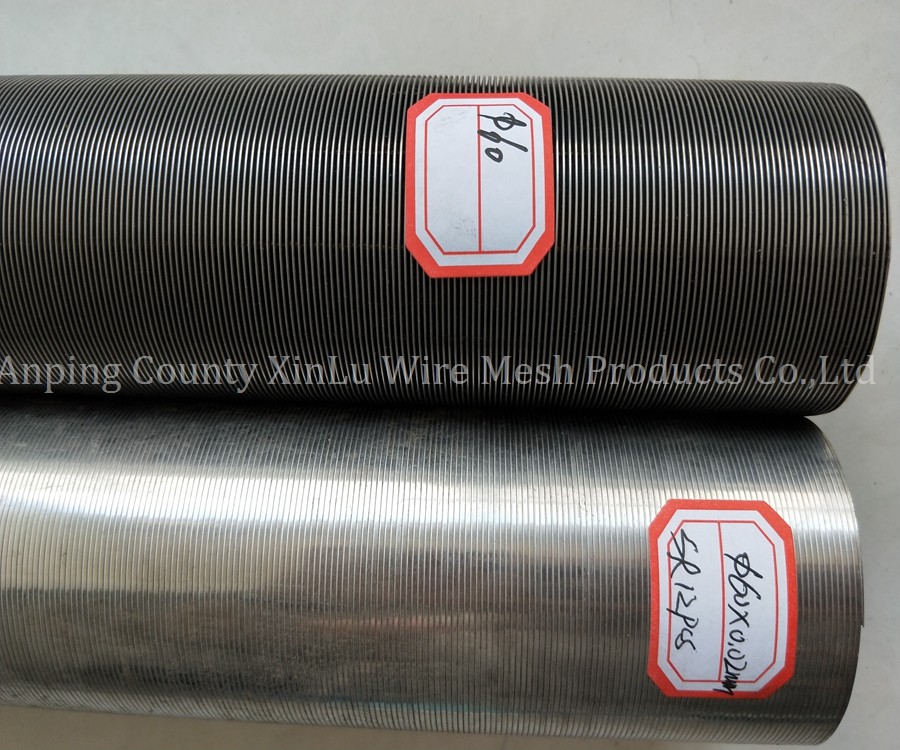 Bright Wire Wrap Screen Inverted Shallow FOTI Stainless Steel Round Screen