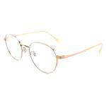 FM2571 Stainless Optical Eyeglasses Frames , Unisex Full Rim Round Frame