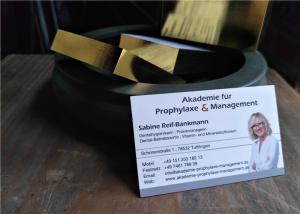 Quality High Class Gold Foil Edge Business Cards , Luxury Name Card Offset Printing wholesale