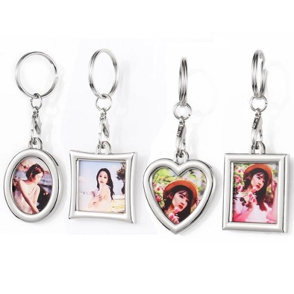 DIY Keyring Personalized Sublimation Photoframe Keyrings Printable Pendant