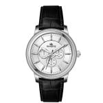 3 Working Eyes Metal Strap Watches Multifunction Stainless Steel Mens