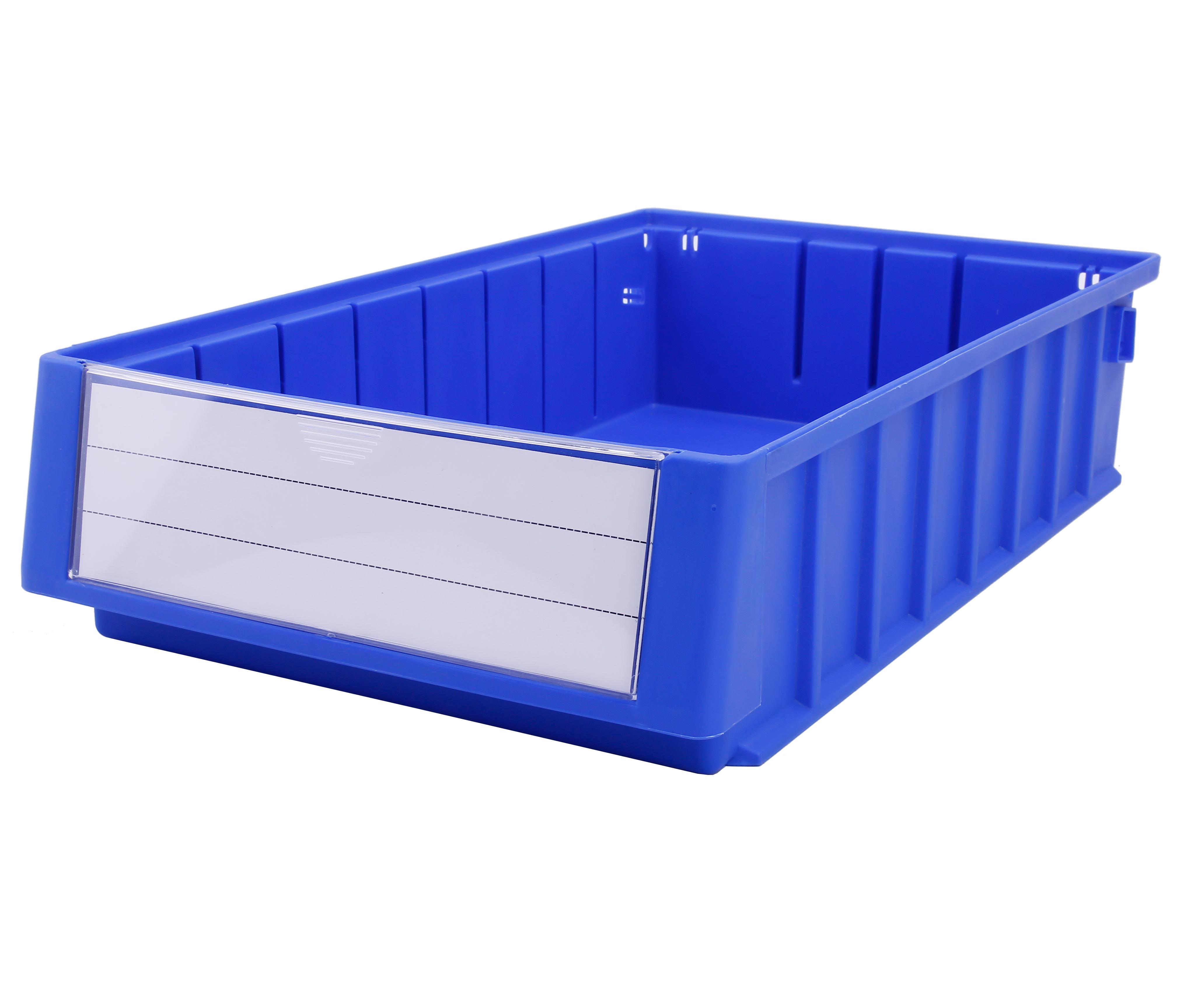 PP Parts Storage Plastic Crate Warehouse Tool Stacking Plastic Bin with Customized Logo