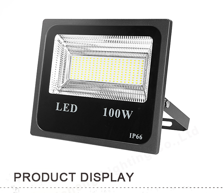Waterproof Outdooor LED Flood Light SMD Aluminum High Output Rechargeable
