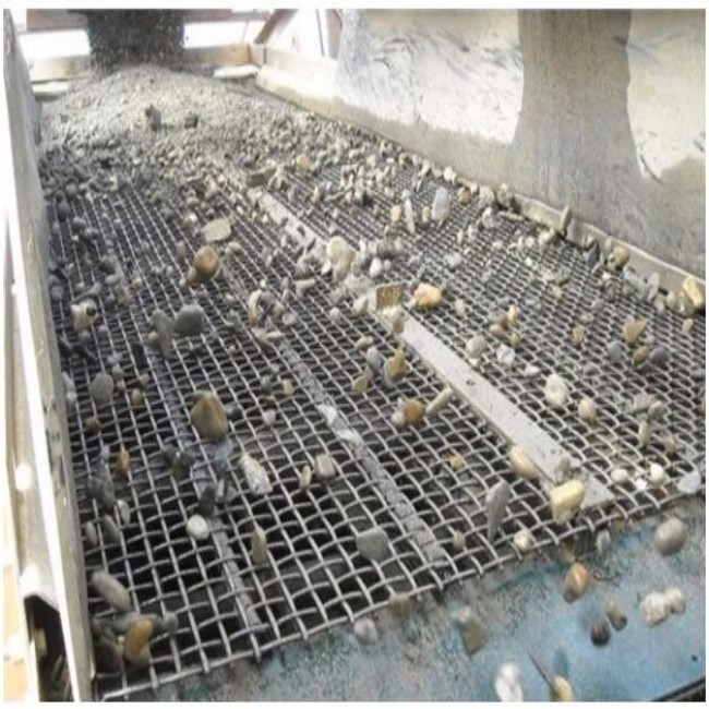 Stainless Steel Woven Self Cleaning Wire Mesh For Wet Or Corrosive Material Separation